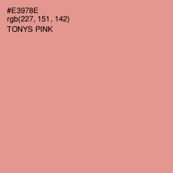 #E3978E - Tonys Pink Color Image